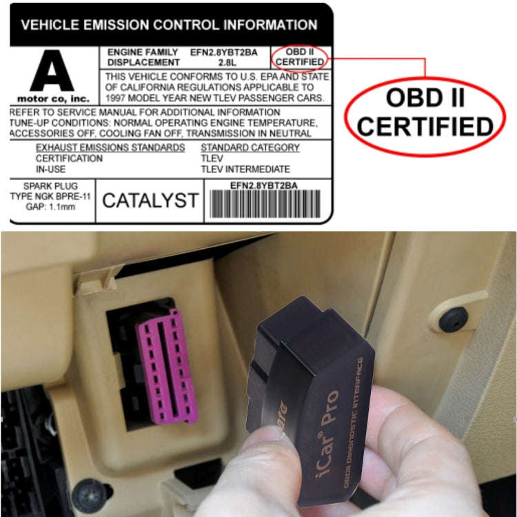 Vgate iCar Pro OBDII WiFi Car Scanner Tool, Support Android & iOS, Support All OBDII Protocols