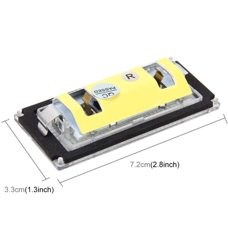 2 PCS License Plate Light with 18  SMD-3528 Lamps for BMW E46 2D M3,2004-2006,2W 120LM,6000K, DC1...