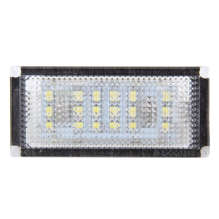 2 PCS License Plate Light with 18  SMD-3528 Lamps for BMW E46 2D M3,2004-2006,2W 120LM,6000K, DC1...