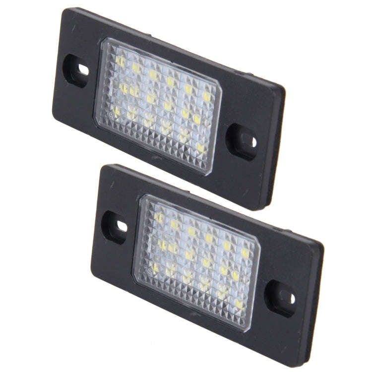 2 PCS License Plate Light with 18  SMD-3528 Lamps for Volkswagen Touareg 2003-2010  ,Prosche  Cay...