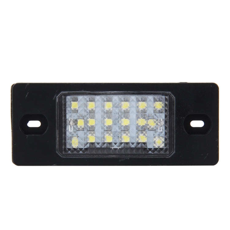 2 PCS License Plate Light with 18  SMD-3528 Lamps for Volkswagen Touareg 2003-2010  ,Prosche  Cay...