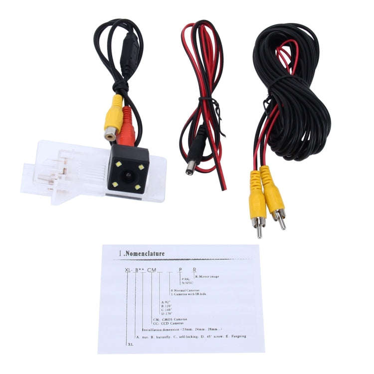 656x492 Effective Pixel NTSC 60HZ CMOS II Waterproof Car Rear View Backup Camera With 4 LED Lamps...