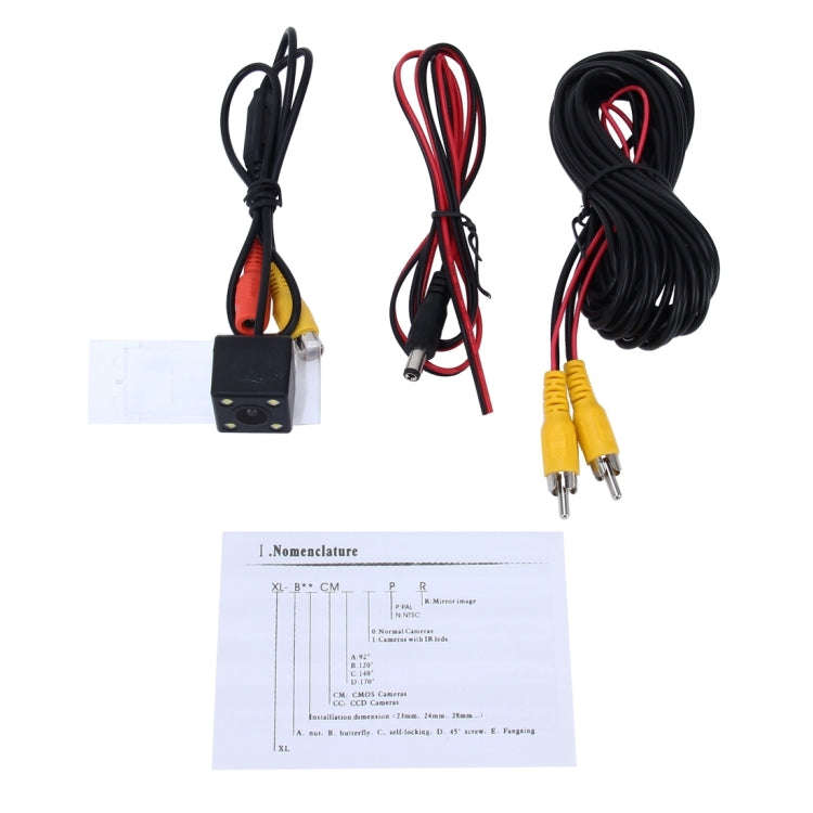 656x492 Effective Pixel  NTSC 60HZ CMOS II Waterproof Car Rear View Backup Camera With 4 LED Lamp...