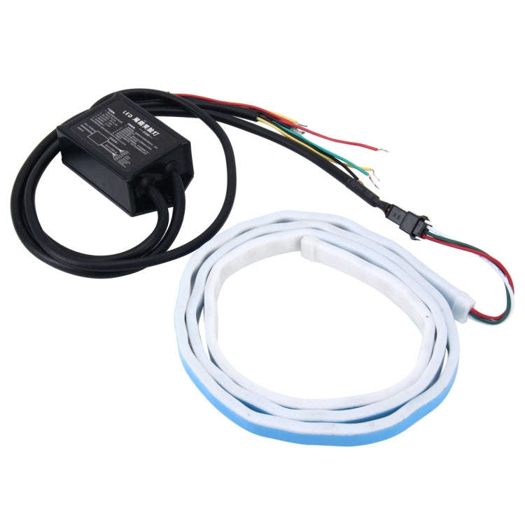 1.2m Car Auto Waterproof Universal Rear Colorful Flowing Light Tail Box Lights Red Light Brake Li...