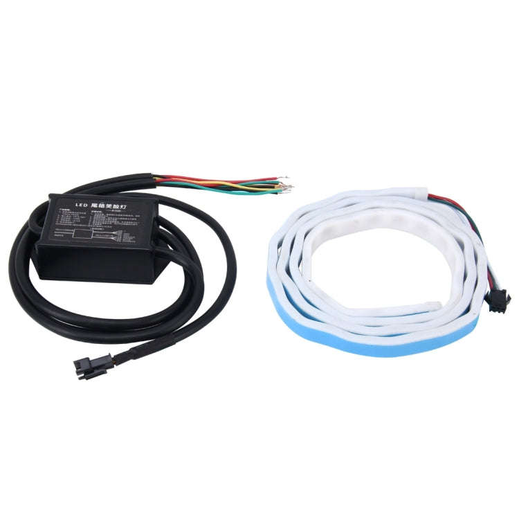 1.2m Car Auto Waterproof Universal Rear Colorful Flowing Light Tail Box Lights Red Light Brake Li...