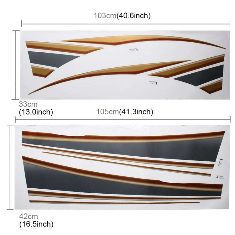 5 PCS SUV Body Decorative Strip Brand Car Streamline Shining Sticker for Toyota Prado4000 2011 Ve...
