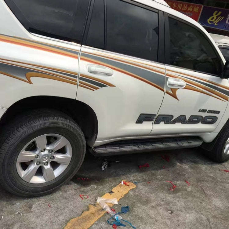 4 PCS SUV Body Decorative Strip Brand Car Streamline Shining Sticker for Toyota Prado 2014 Version