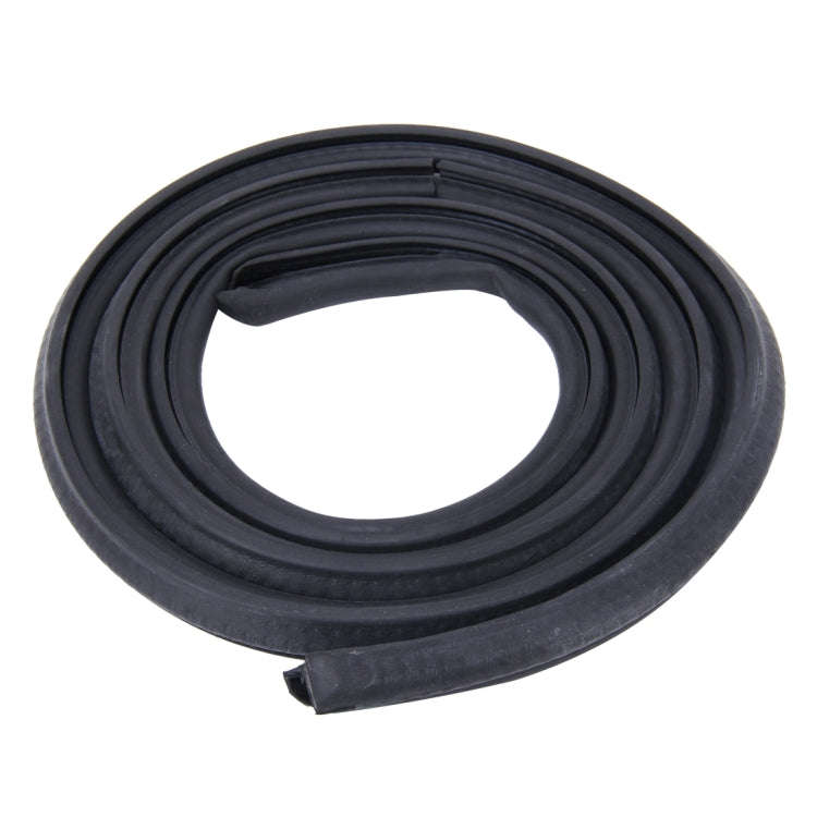 80cm B Shape Car Decorative Strip Rubber Chrome Decoration Strip Door Seal Window Seal