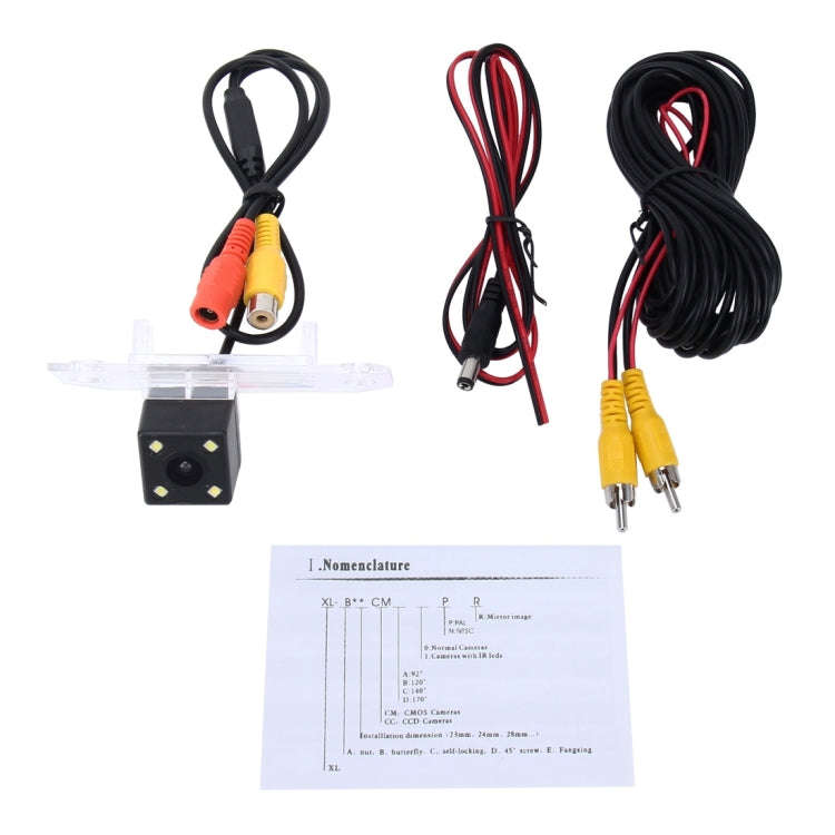 656×492 Effective Pixel NTSC 60HZ CMOS II Waterproof Car Rear View Backup Camera With 4 LED Lamp...