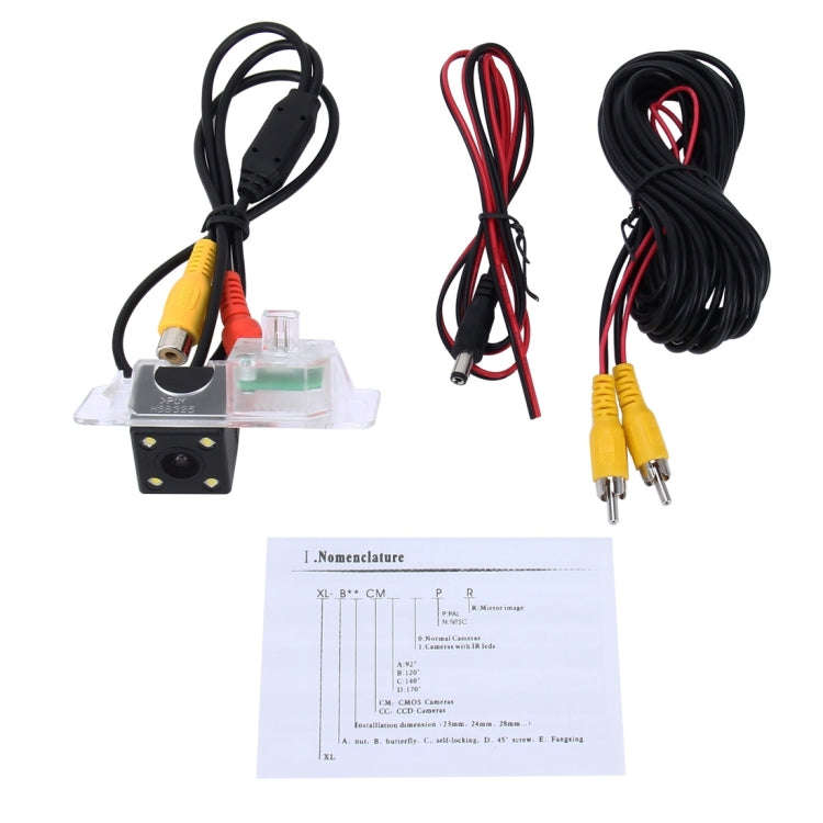 656x492 Effective Pixel  NTSC 60HZ CMOS II Waterproof Car Rear View Backup Camera With 4 LED Lamp...