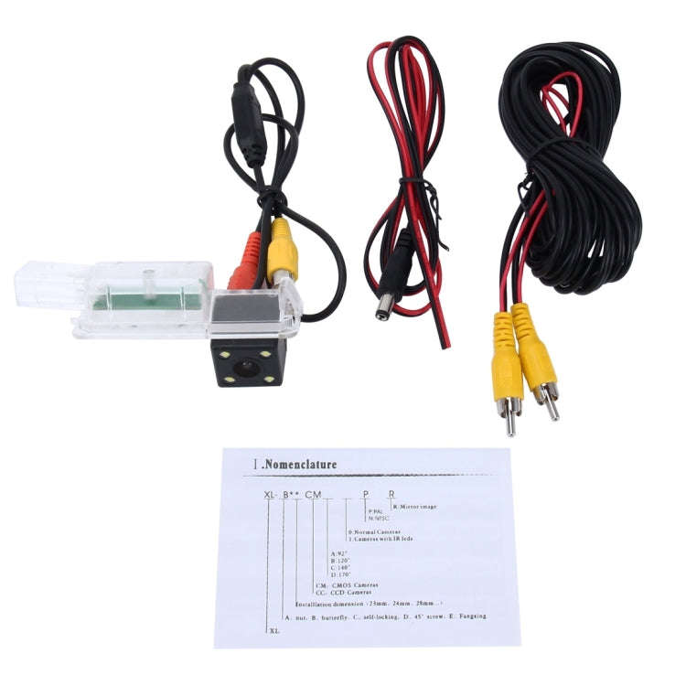 656x492 Effective Pixel NTSC 60HZ CMOS II Waterproof Car Rear View Backup Camera With 4 LED Lamps...