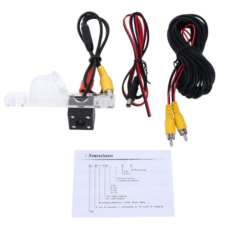 656x492 Effective Pixel  NTSC 60HZ CMOS II Waterproof Car Rear View Backup Camera With 4 LED Lamp...