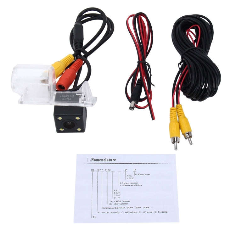 656x492 Effective Pixel  NTSC 60HZ CMOS II Waterproof Car Rear View Backup Camera With 4 LED Lamp...