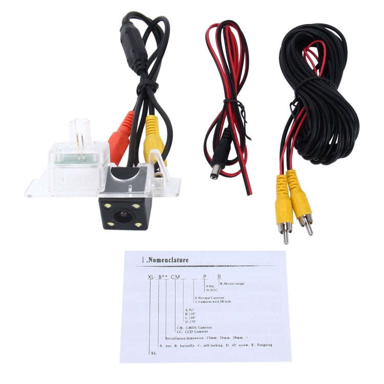 656x492 Effective Pixel  NTSC 60HZ CMOS II Waterproof Car Rear View Backup Camera With 4 LED Lamp...