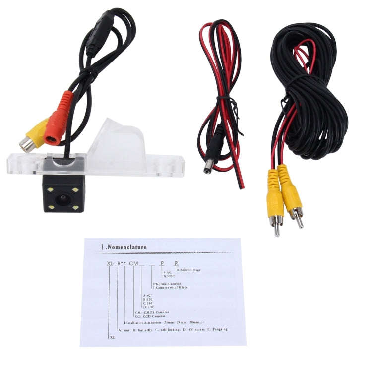 656x492 Effective Pixel  NTSC 60HZ CMOS II Waterproof Car Rear View Backup Camera With 4 LED Lamp...