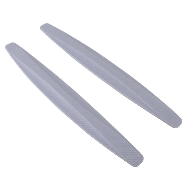 2 PCS Universal Car Body Carbon Fiber Bumper Guard Protector Sticker/Car Crash Bar Bumper Strips ...