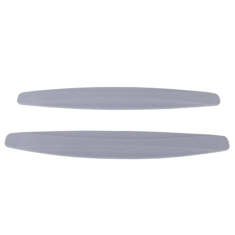 2 PCS Universal Car Body Carbon Fiber Bumper Guard Protector Sticker/Car Crash Bar Bumper Strips ...