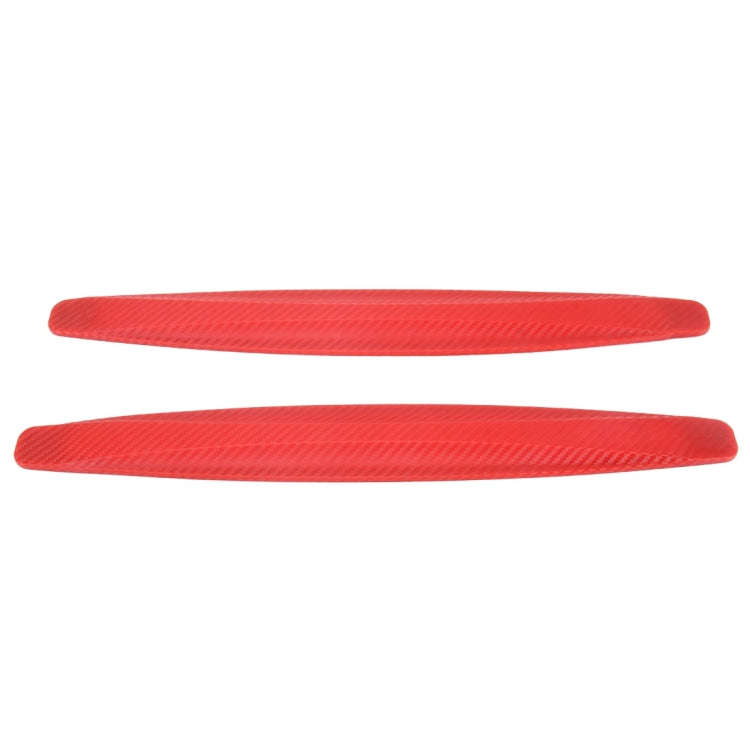 2 PCS Universal Car Body Carbon Fiber Bumper Guard Protector Sticker/Car Crash Bar Bumper Strips ...