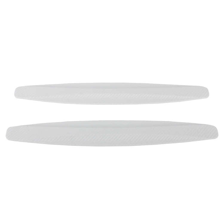 2 PCS Universal Car Body Carbon Fiber Bumper Guard Protector Sticker/Car Crash Bar Bumper Strips ...
