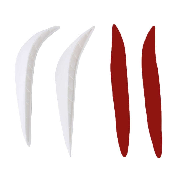 2 PCS YI-237 Universal Car Body Bumper Guard Protector Sticker Turning Guard/Car Crash Bar Bumper...
