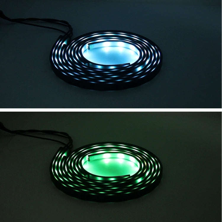 4 in 1 90cm/120cm RGB Colorful Flashing Decorative Chasis Light Sound Control Light Music Rhythm ...