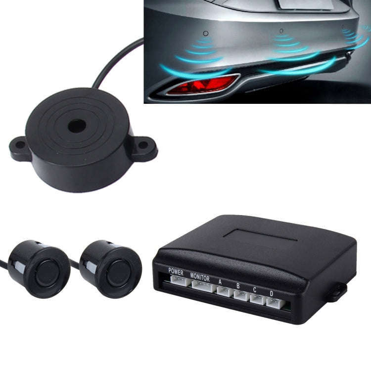 Car Buzzer Reverse Backup Radar System - Premium Quality 2 Parking Sensors Car Reverse Backup Rad...