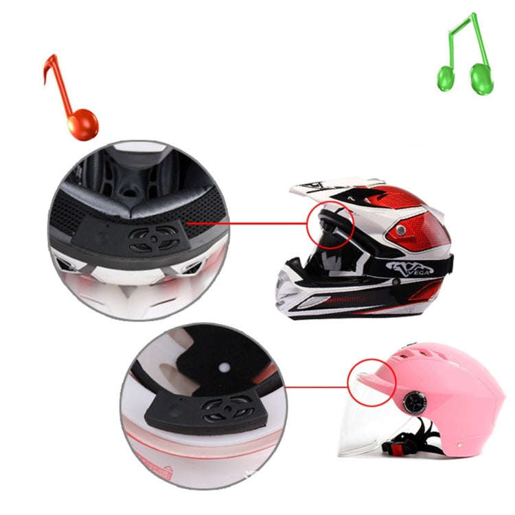 Motorcycle ABS Shell Helmet Bluetooth Stereo Speaker for iOS and Android