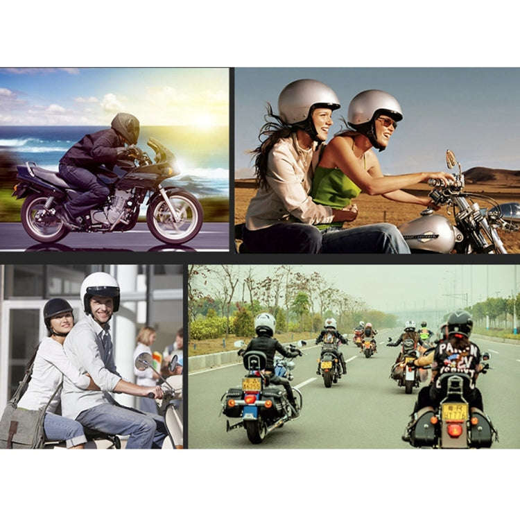 Motorcycle ABS Shell Helmet Bluetooth Stereo Speaker for iOS and Android