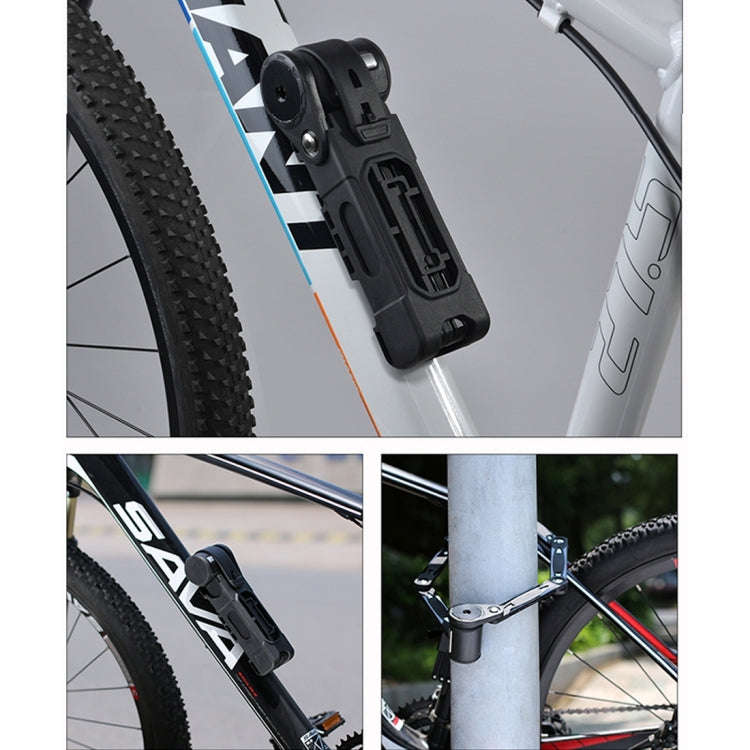 Foldable Alloy Steel Anti-theft Lock with Keys for Motorcycle Bike House Door