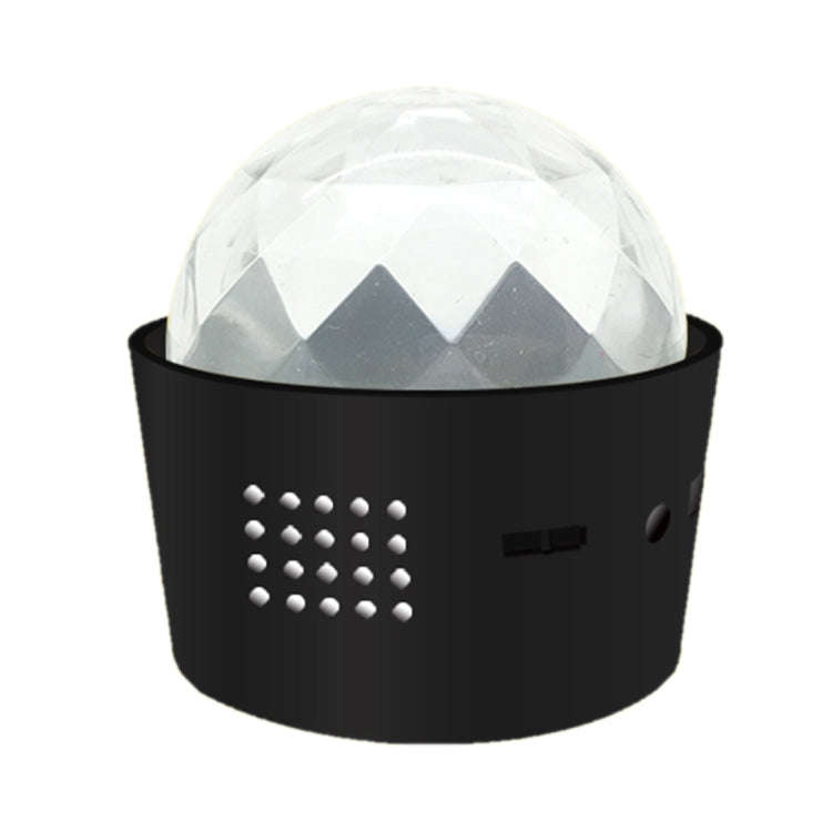 D33 5W USB Charging RGB Car Decoration Portable DJ Light Sound Activated Rotating Strobe Effect A...