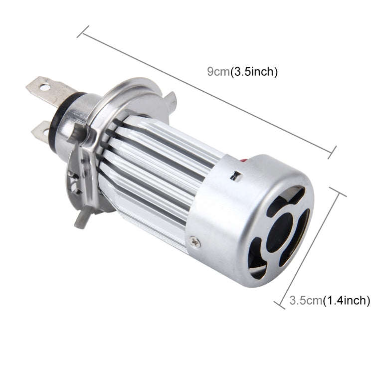 H4 HS1 Motorcycle Headlamps COB Spotlights Electric Car Fog Lights  6000K 20W 2600LM 5000Hours(Wh...