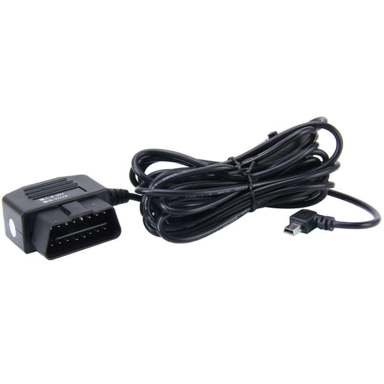 Car Auto 16Pin OBDII Charging Cable Mini 5 Pin USB Power Adapter with Switch Button for GPS Table...