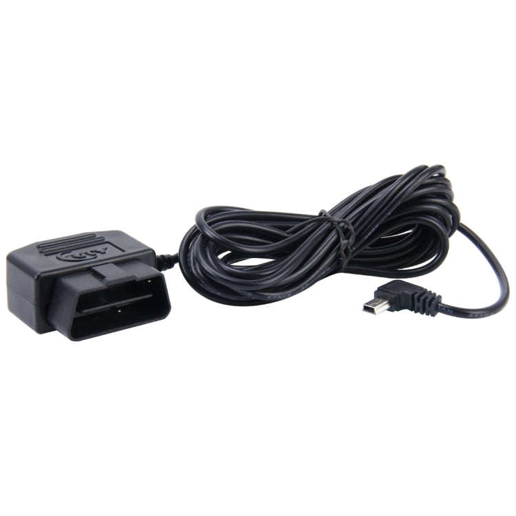 Car Auto 16Pin OBD Charging Cable Micro USB Power Adapter for GPS Tablet E-dog Phone, Cable Lengt...