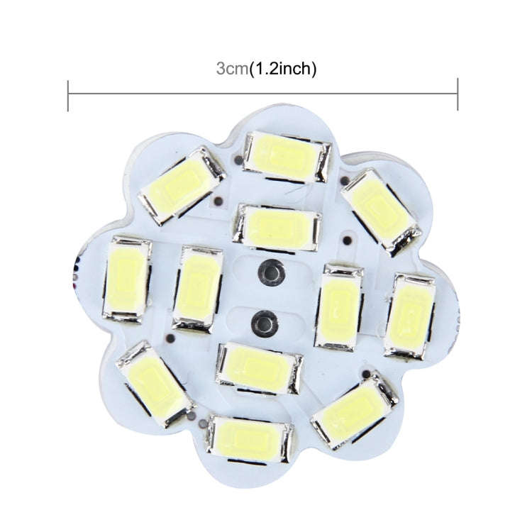 2 PCS 3W 200 LM 6000K Flower Shape Car Auto Interior Doom Reading Light with 12 SMD-5630 LED Lamp...