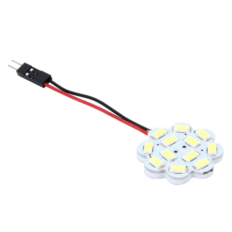 2 PCS 3W 200 LM 6000K Flower Shape Car Auto Interior Doom Reading Light with 12 SMD-5630 LED Lamp...