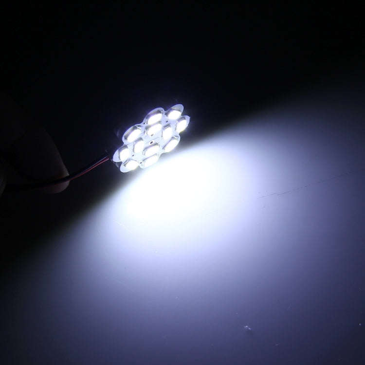 2 PCS 3W 200 LM 6000K Flower Shape Car Auto Interior Doom Reading Light with 12 SMD-5630 LED Lamp...