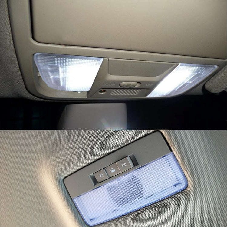 2 PCS 3W 200 LM 6000K Flower Shape Car Auto Interior Doom Reading Light with 12 SMD-5630 LED Lamp...