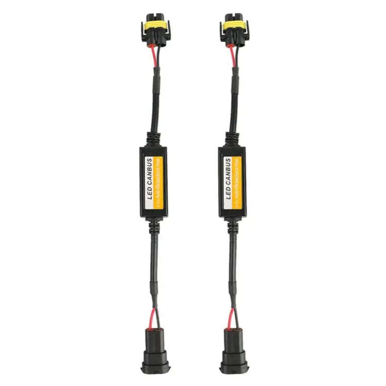 2 PCS H11/H8/H9/H16/5202 Car Auto LED Headlight Canbus Warning Error-free Decoder Adapter for DC ...