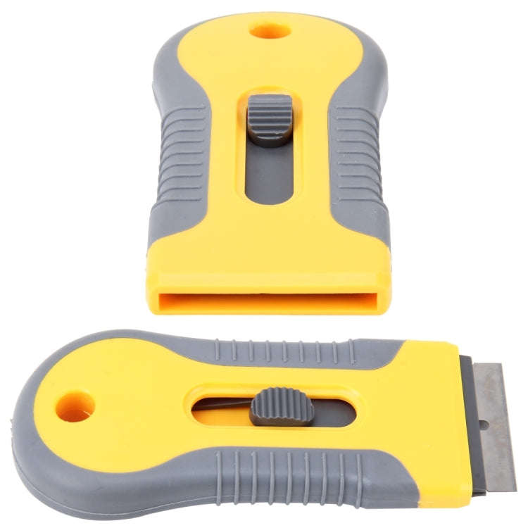Car Auto Aluminum Scalable Multi-function Cleaning Knife Tool with Plastic Handle for Window Clea...