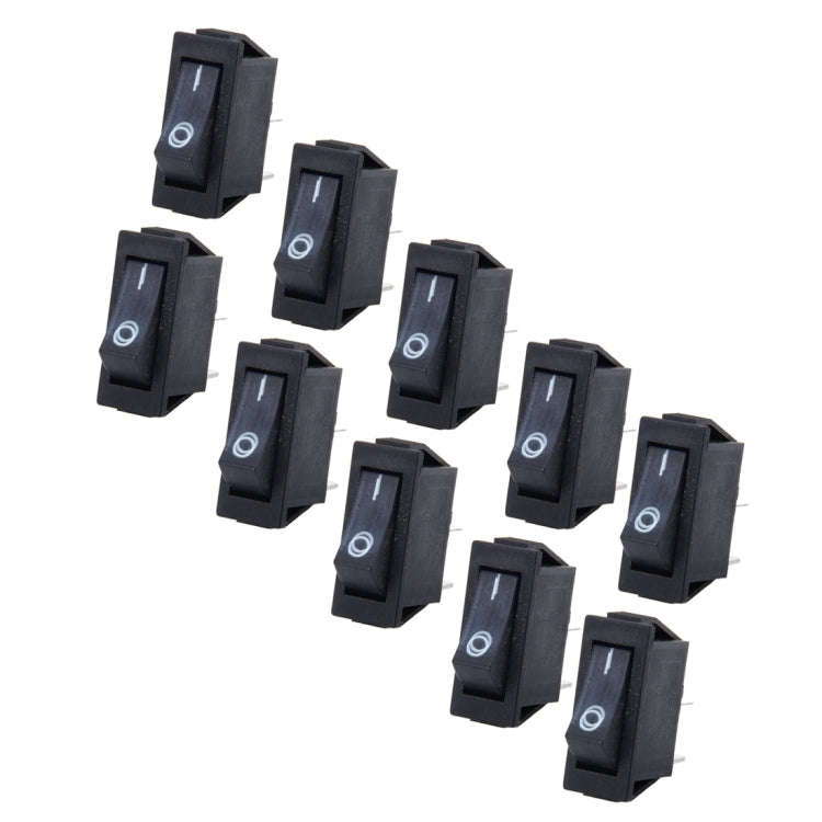 10 PCS Car Auto Universal DIY 2 Pin Boat Cap OFF- ON Push Button