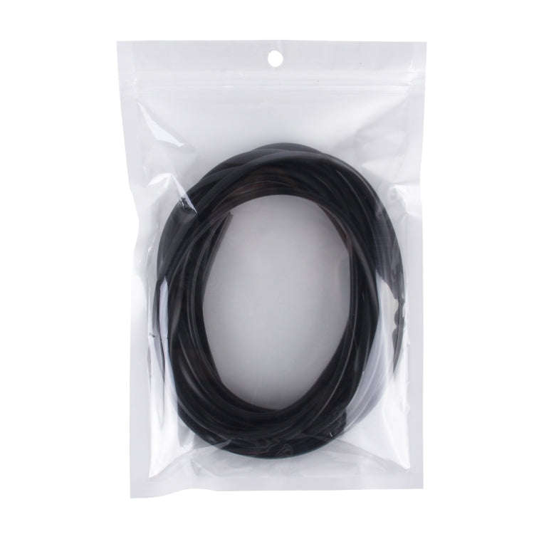 5m Car Decorative Strip PVC Chrome Decoration Strip Door Seal Window Seal(Black)