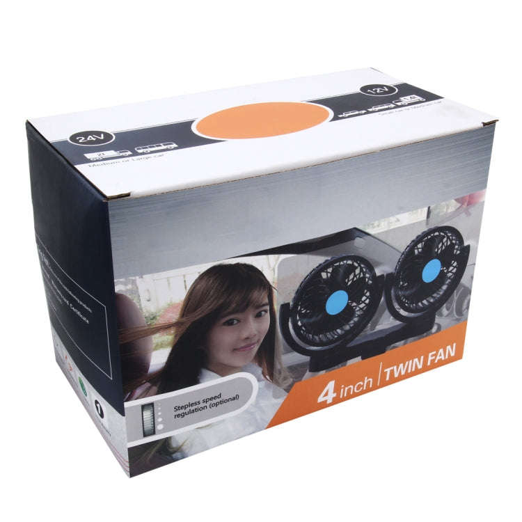 HUXIN HX-T604E 12W 6inch 360 Degree Adjustable Rotation Clip One Head Low Noise Mini Electric Car...