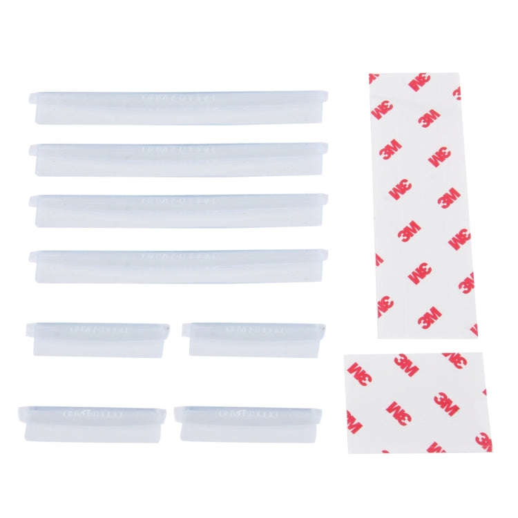 FR JG-031 8 PCS Rubber Car Side Door Edge Protection Guards Cover Trims Stickers(Transparent)