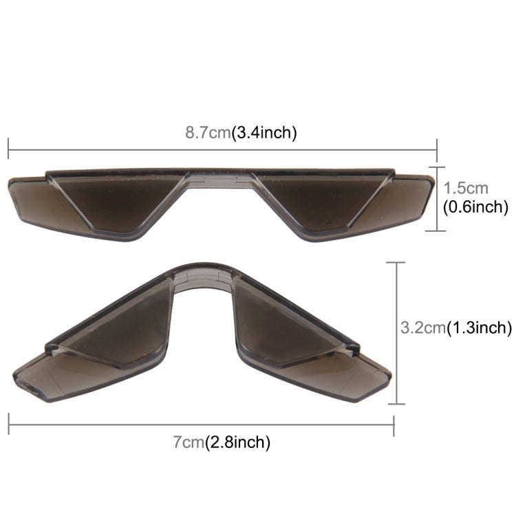 3R 3R-2107 4 PCS Rubber Car Side Door Edge Free Bending Protection Guards Cover Trims Stickers(Co...