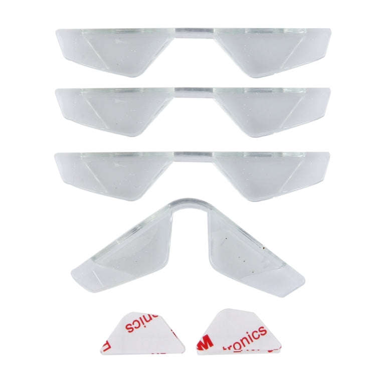 3R 3R-2107 4 PCS Rubber Car Side Door Edge Free Bending Protection Guards Cover Trims Stickers(Tr...