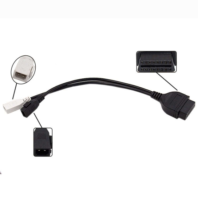 Galletto 1260 ECU Chip Tuning Interface Galletto Flasher Car Diagnostic Cable for Volkswagen / Au...