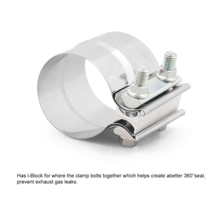 3 inch Car Turbo Exhaust Downpipe Stainless Steel Lap Joint Band Clamp