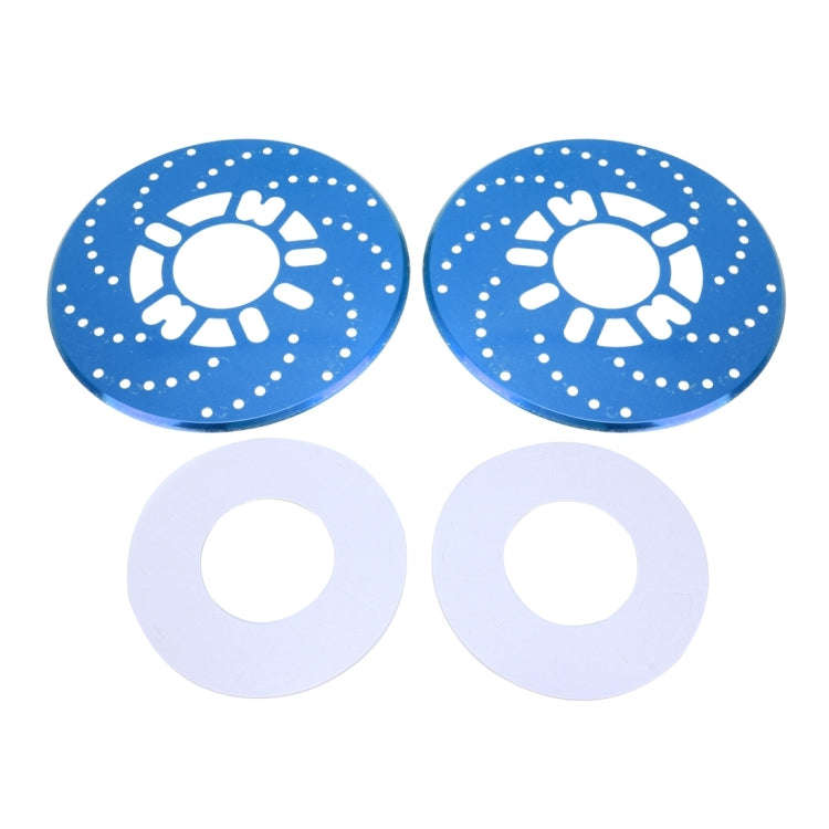 2 PCS Universal Aluminium Auto Car Wheel Disc Brake Racing Decorative Cover(Blue)
