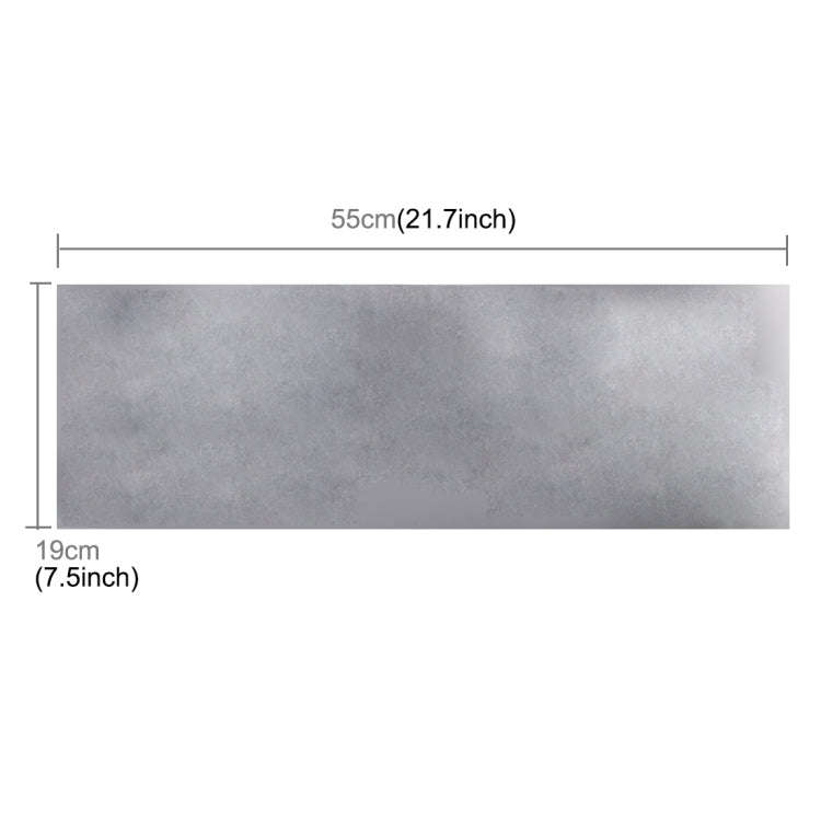 Car Auto Aluminum 55cm × 19cm Rear Warning Sign Sticker for Truck and Van