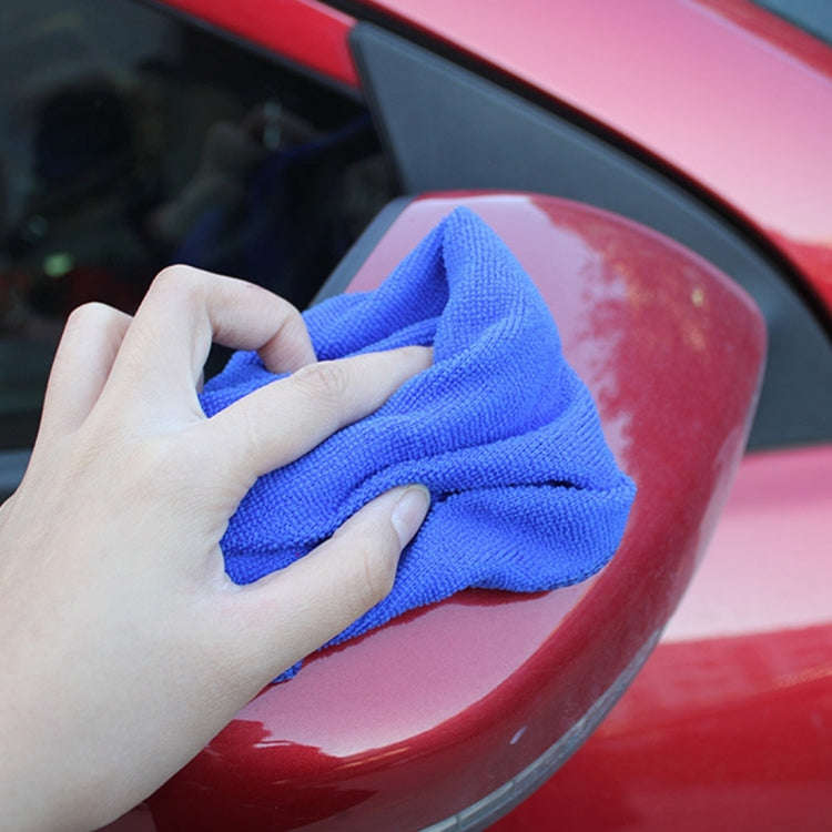 10 PCS 30cm × 30cm Microfiber Quick Dry Towels Cleaning Cloth Car Detailing Care Towels Car Care...